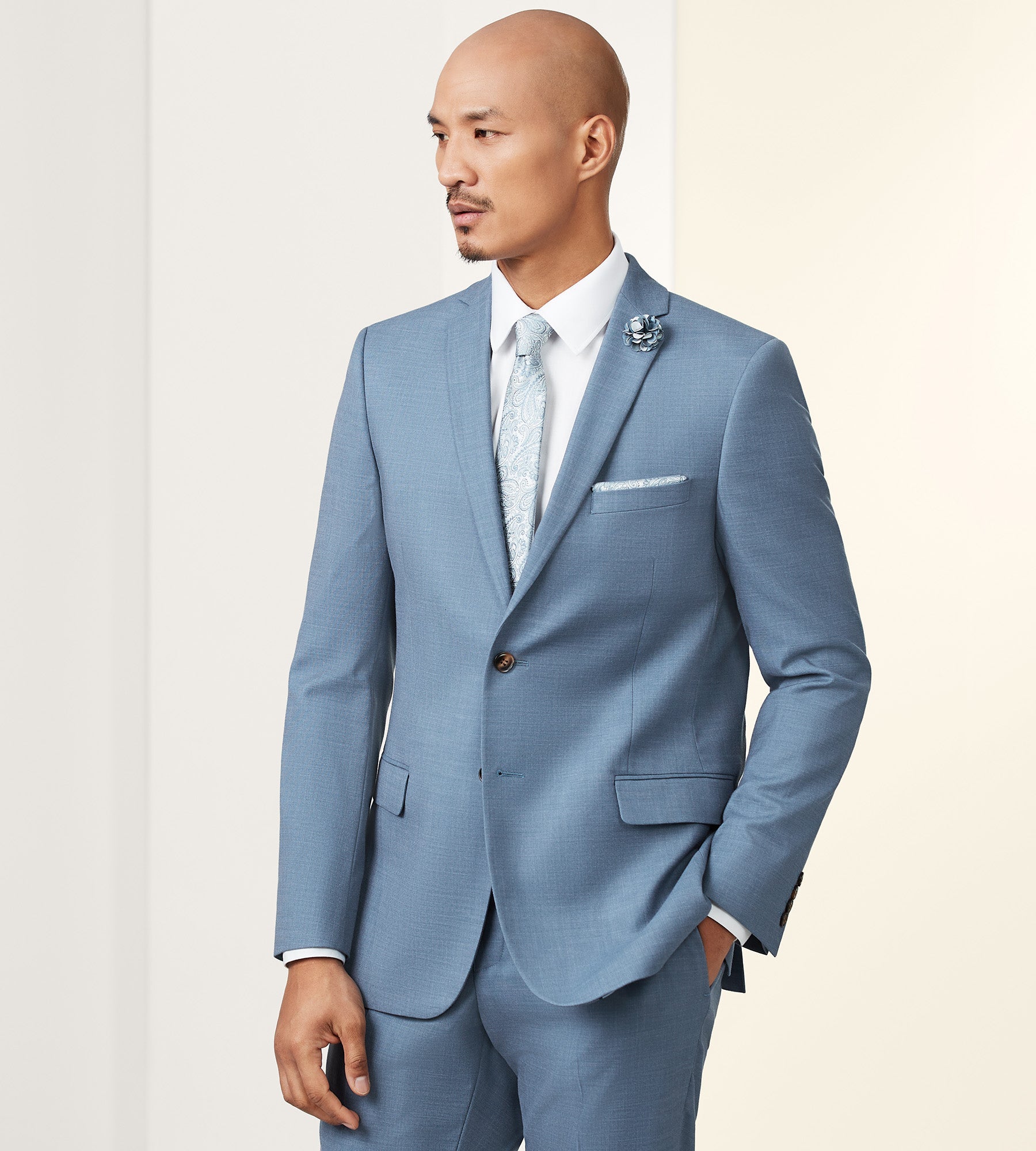 Blue dress suit deals