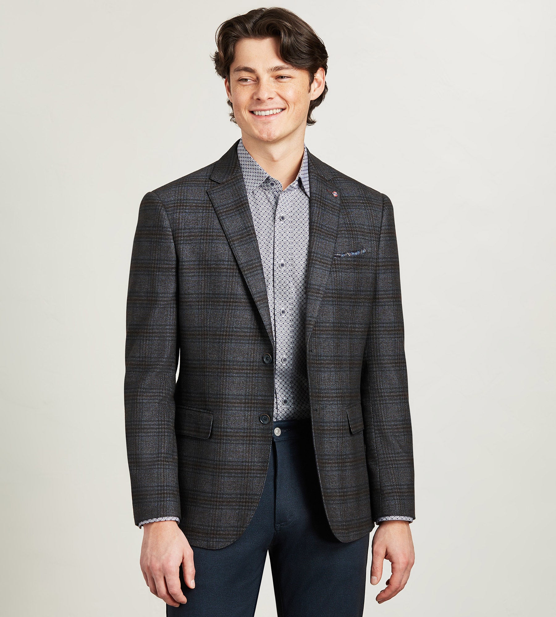 Modern Fit Woven Plaid Sport Jacket – Tip Top