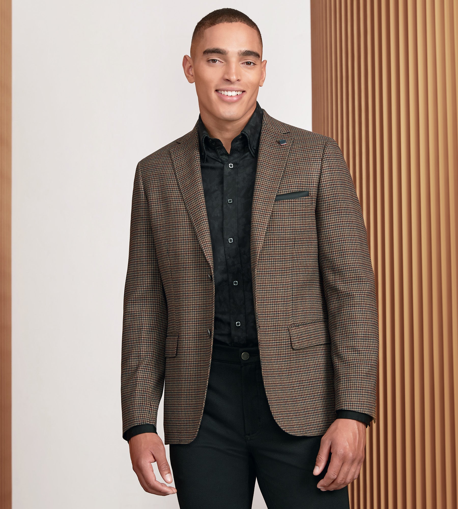 Houndstooth sports jacket deals