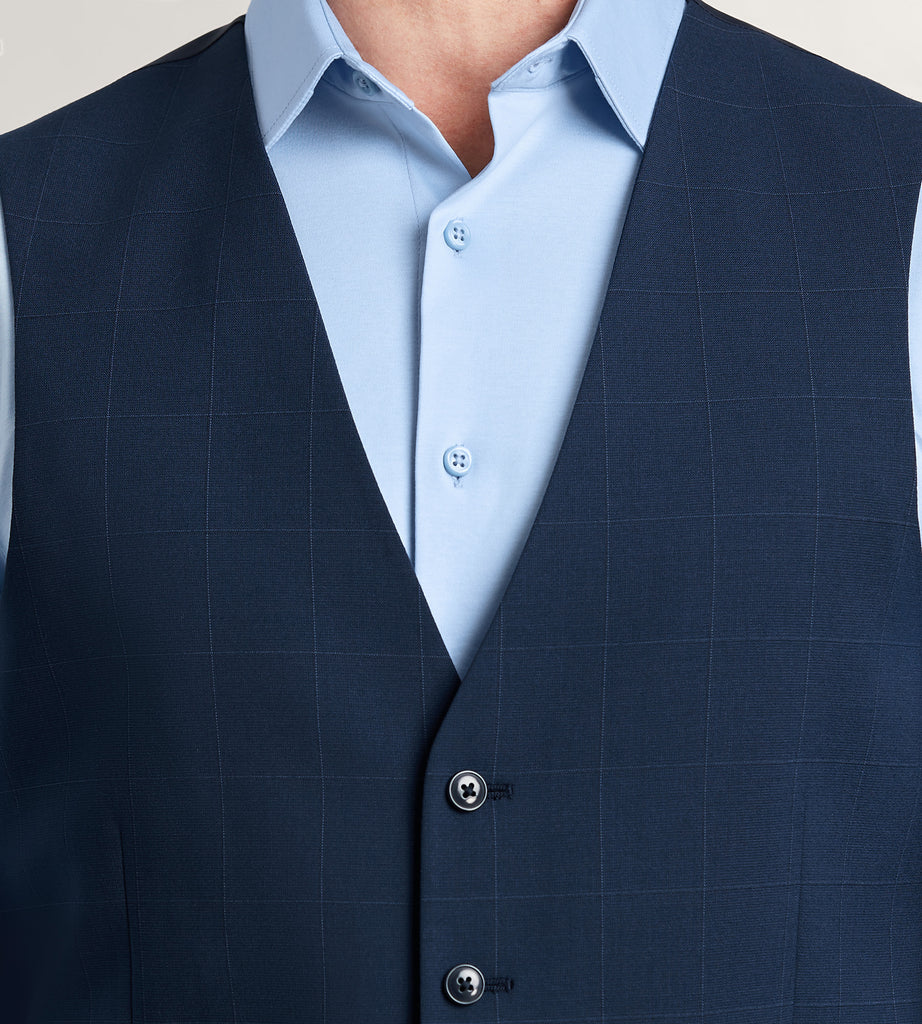 トップス pois tweed vest blue blue luxe tweed vest jacket *pre-order* – STYLEGAL