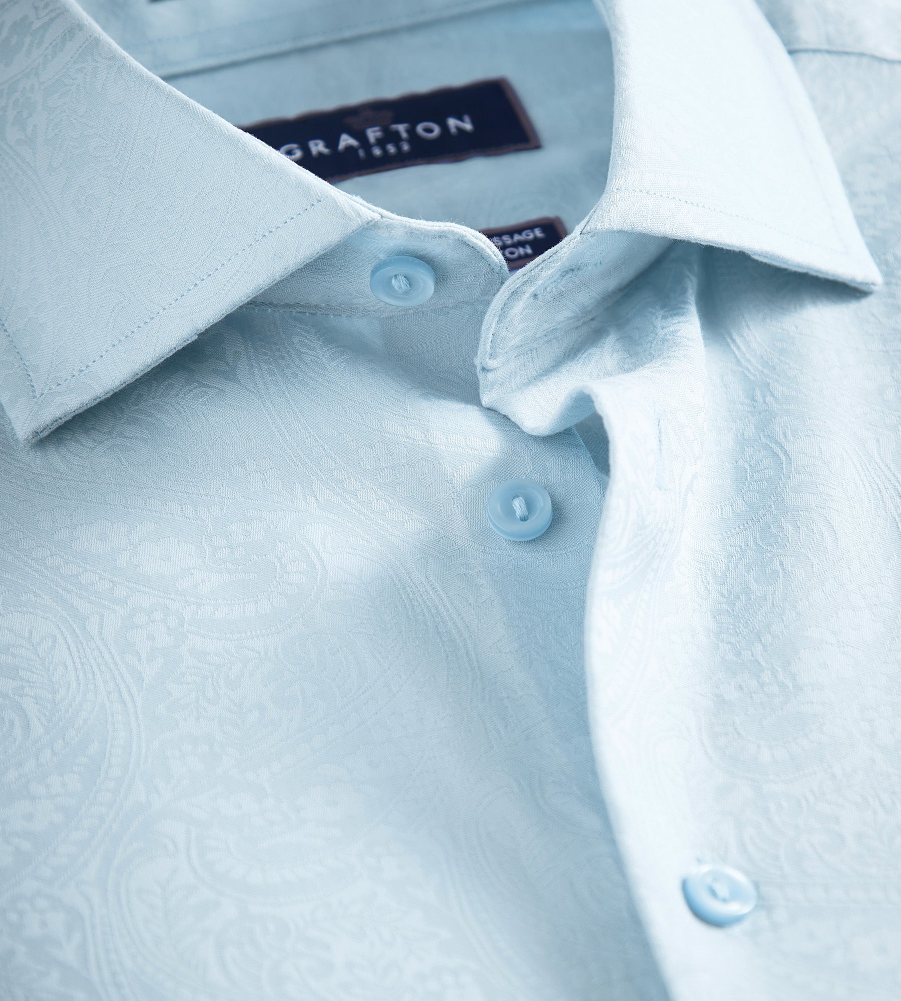 grafton dress shirts Modern Fit Ultra-Luxe Paisley Dress Shirt | Grafton 1853 | Tip Top Tailors