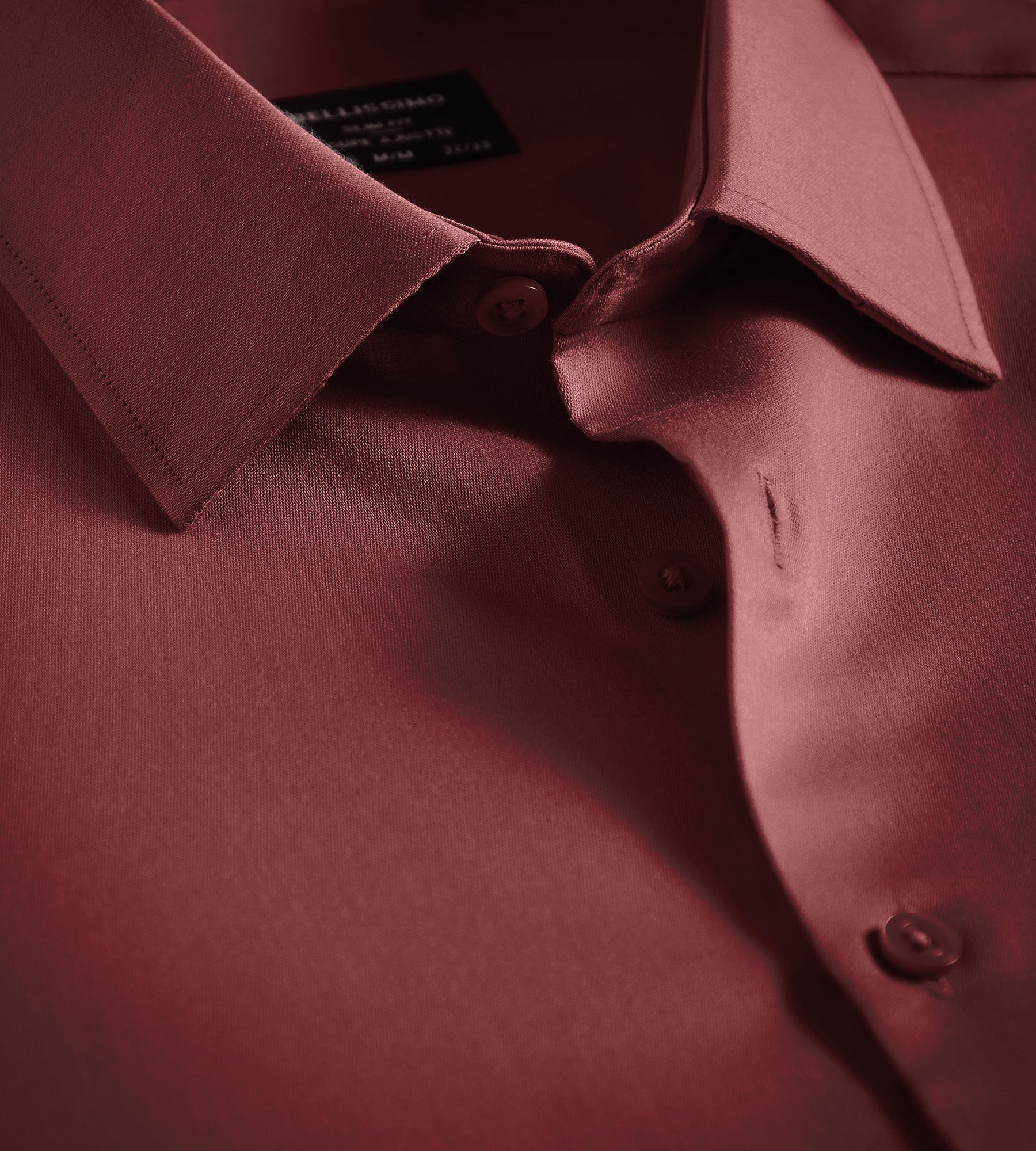 Slim Fit Non-Iron Sateen Dress Shirt - Main Image