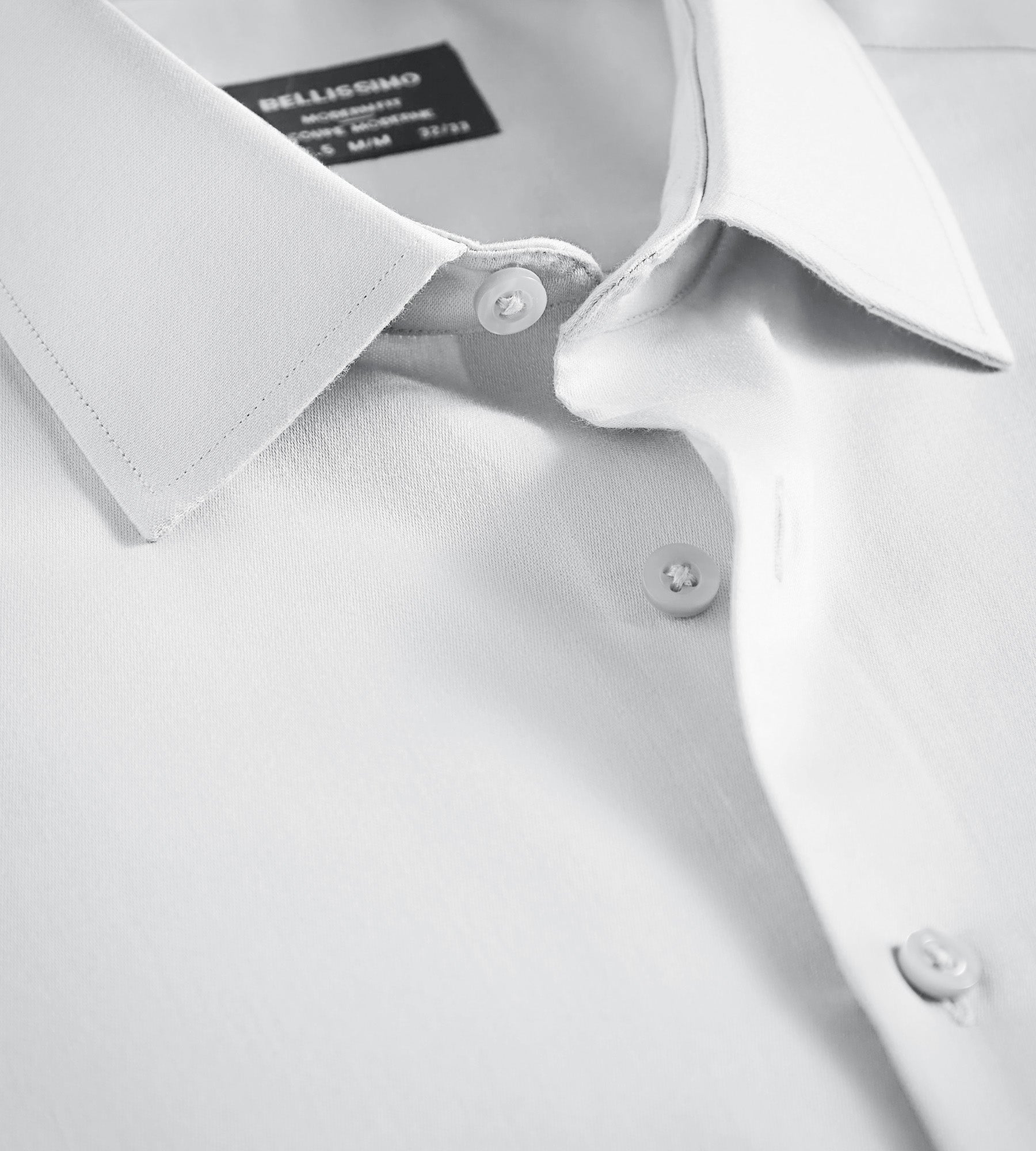 Modern Fit Non-Iron Sateen Dress Shirt Bellissimo Tip Top