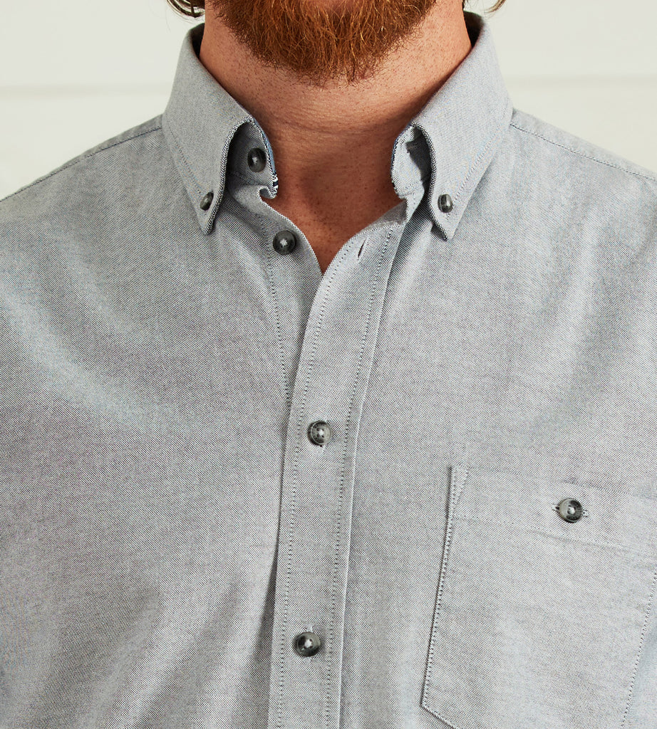 Modern Fit Long Sleeve Oxford Sport Shirt – Tip Top