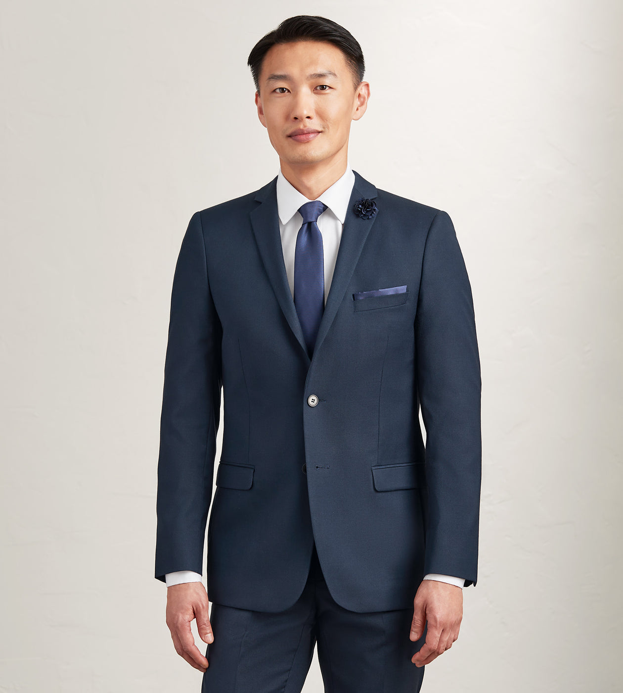 『TSJ SUITS 3P NAVY L』 Modern Fit Stretch Suit | G Grafton | Tip Top Tailors | Shop
