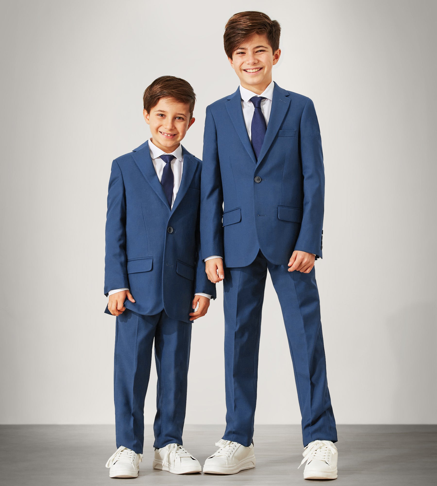 Boys Solid Suit Pants