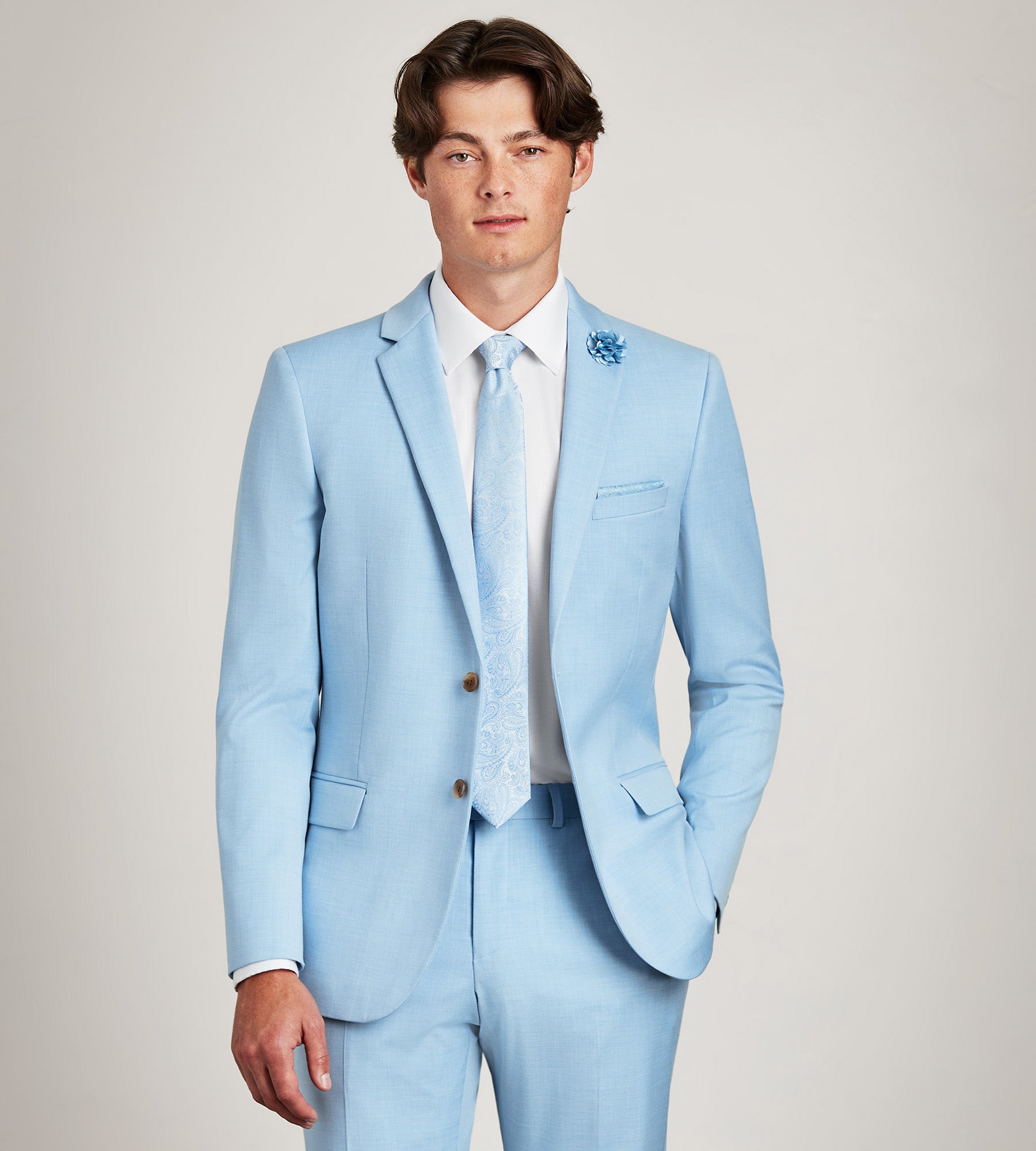 Modern Fit Light Blue Solid Suit Tip Top modern-fit-light-blue-solid-suit-tip-top