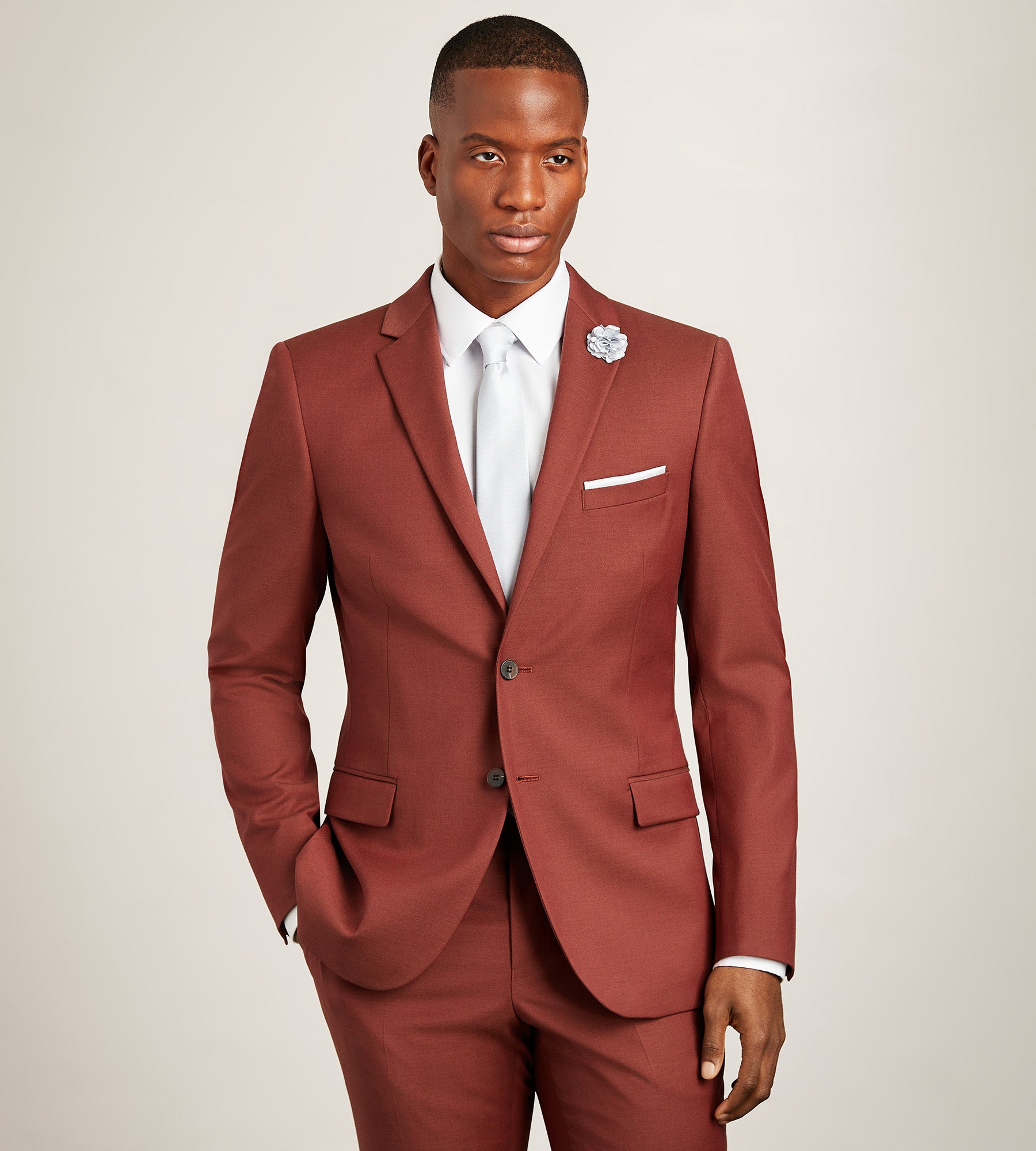 Modern Fit Picante Solid Suit Jacket