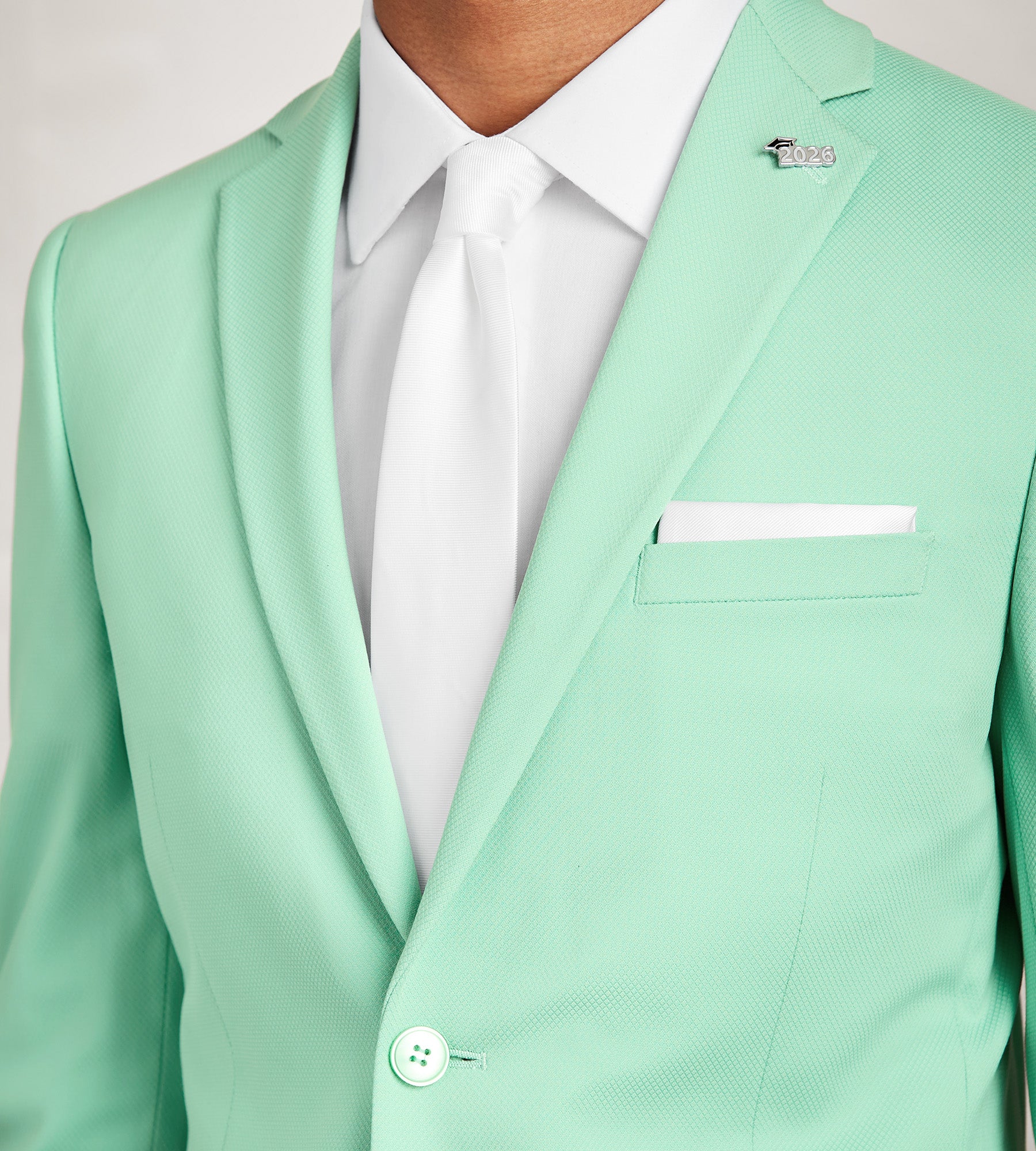 Slim Fit Green Solid Suit – Tip Top