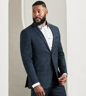Navy blue on sale suit separates
