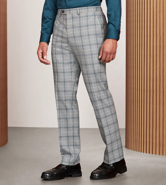 Glen plaid pants mens sales