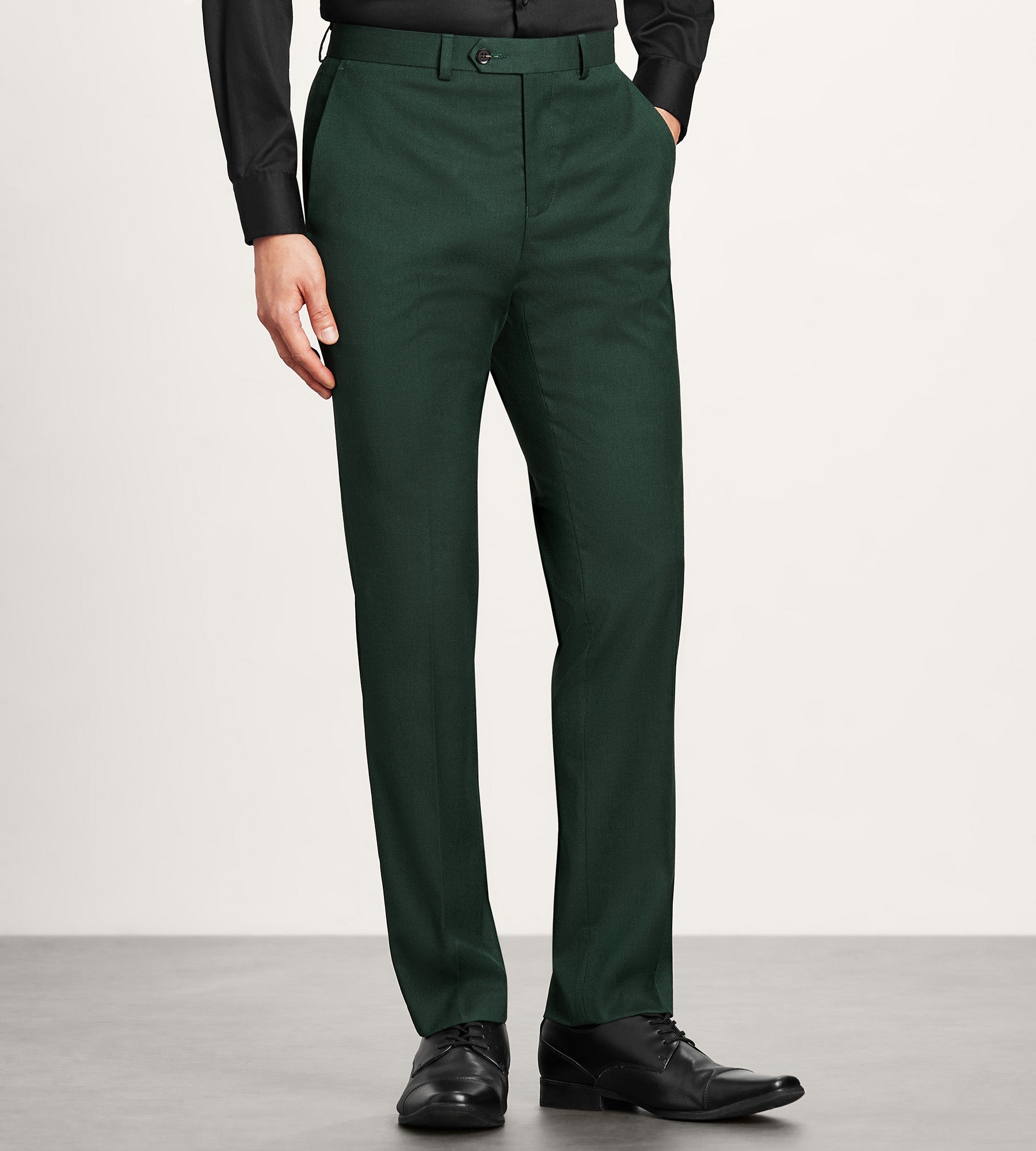 Slim Fit Dark Green Solid Suit Pant – Tip Top Slim Fit Dark Green Solid Suit Pant – Tip Top