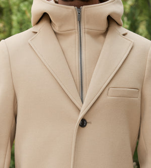 Light coat with hood sale