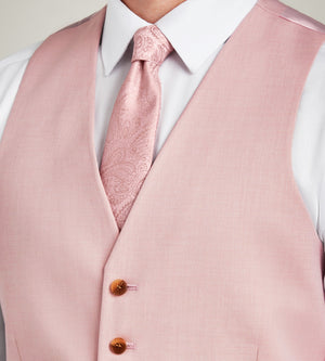 Light Pink Solid Suit Vest – Tip Top