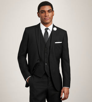 Slim Fit Stretch Suit Separate Vest | G Grafton | Tip Top Tailors