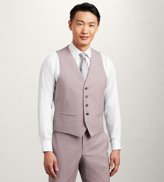 Purple Solid Suit Vest – Tip Top