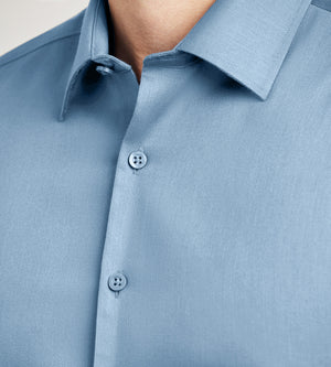 Slim Fit Non-Iron Sateen Dress Shirt | Bellissimo | Tip Top Tailors