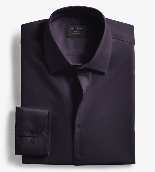 Dark purple dress shirt shop