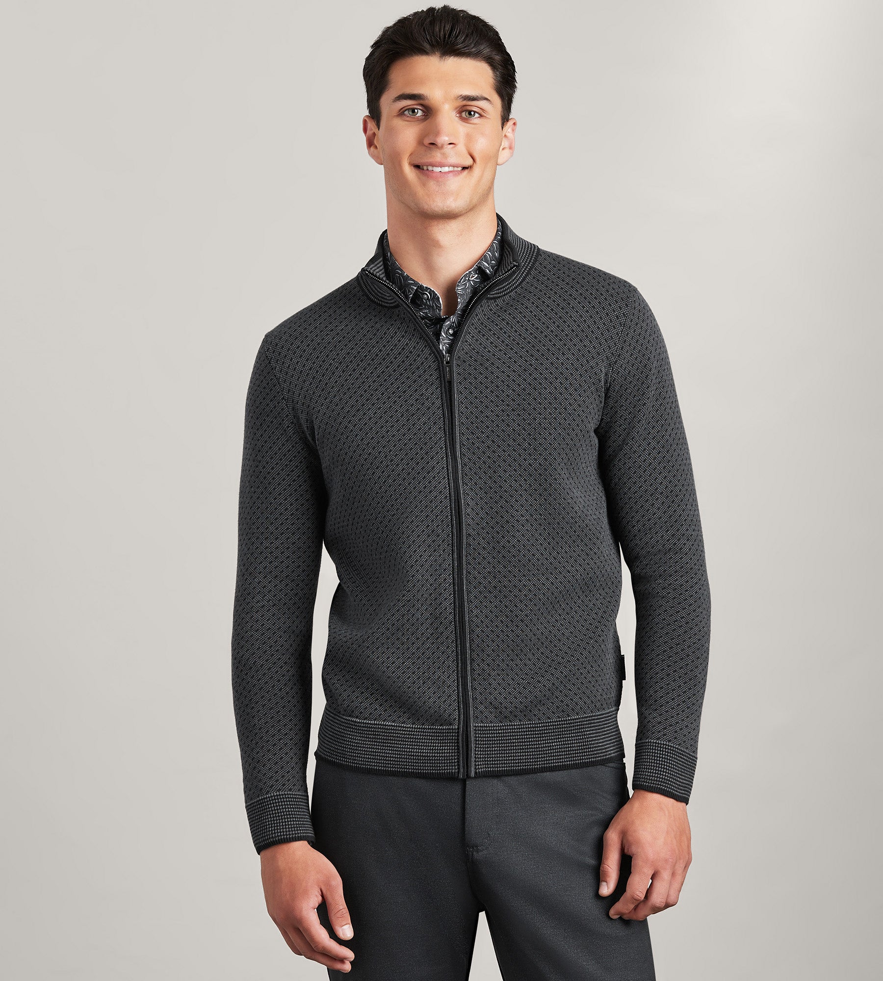 Long Sleeve Full Zip Sweater