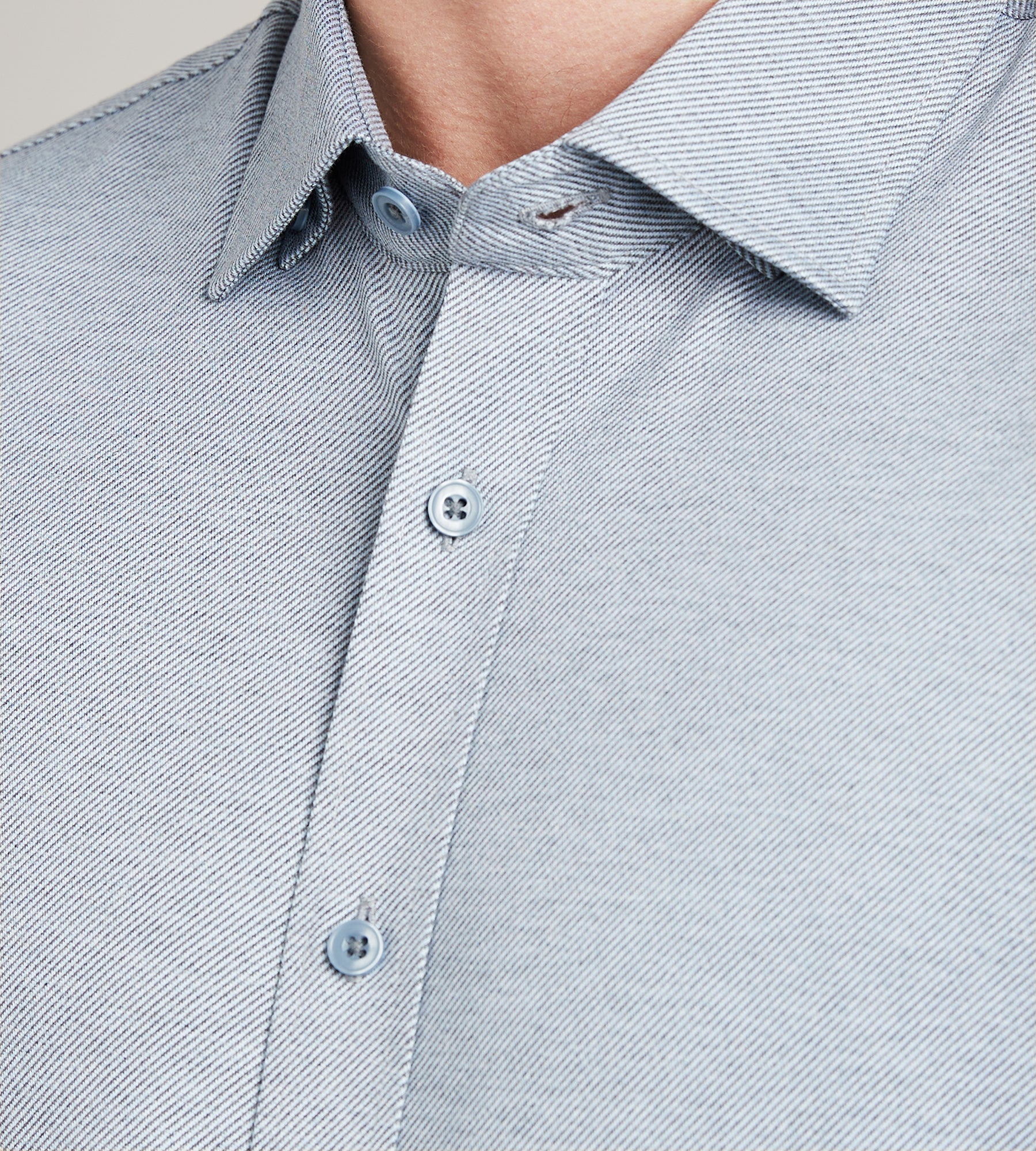 Long Sleeve Butterknit Twill Casual Shirt – Tip Top