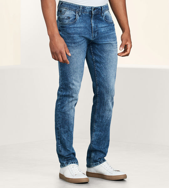 Slim Fit Five-Pocket Stretch Jeans – Tip Top