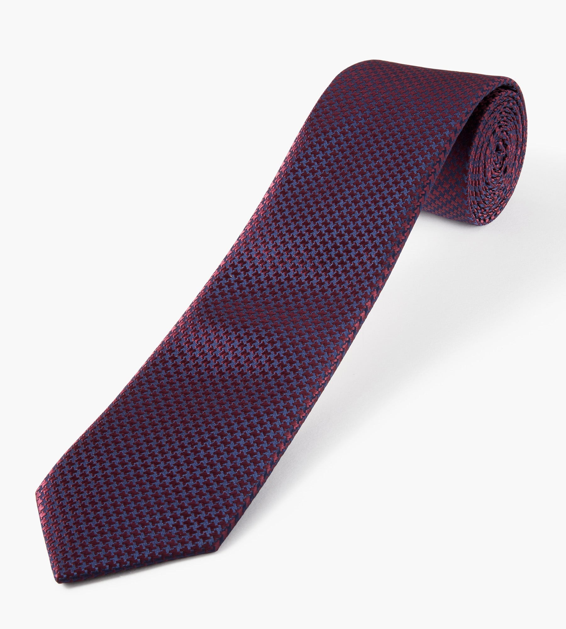 Tonal Houndsthooth Tie