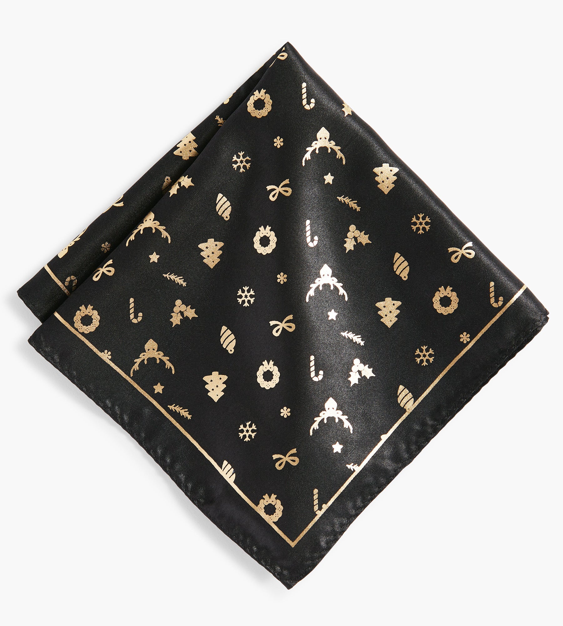 Festive Stag Pocket Square
