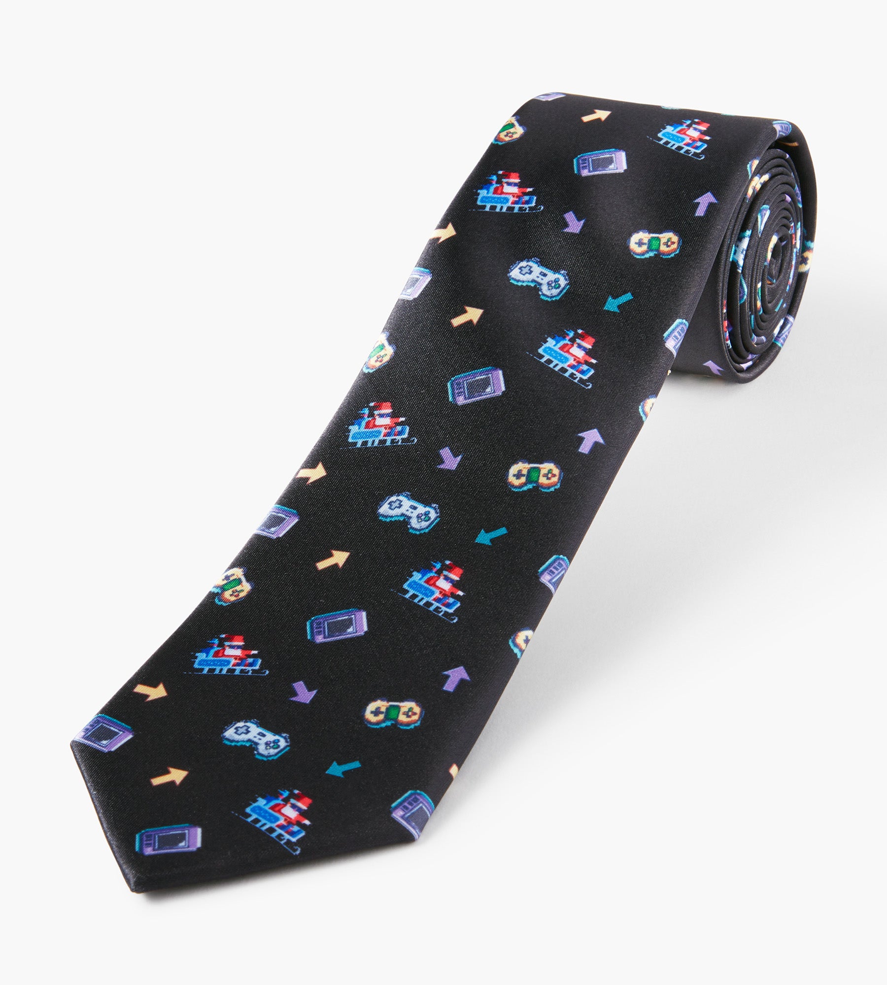 Gaming Santa Retro Tie