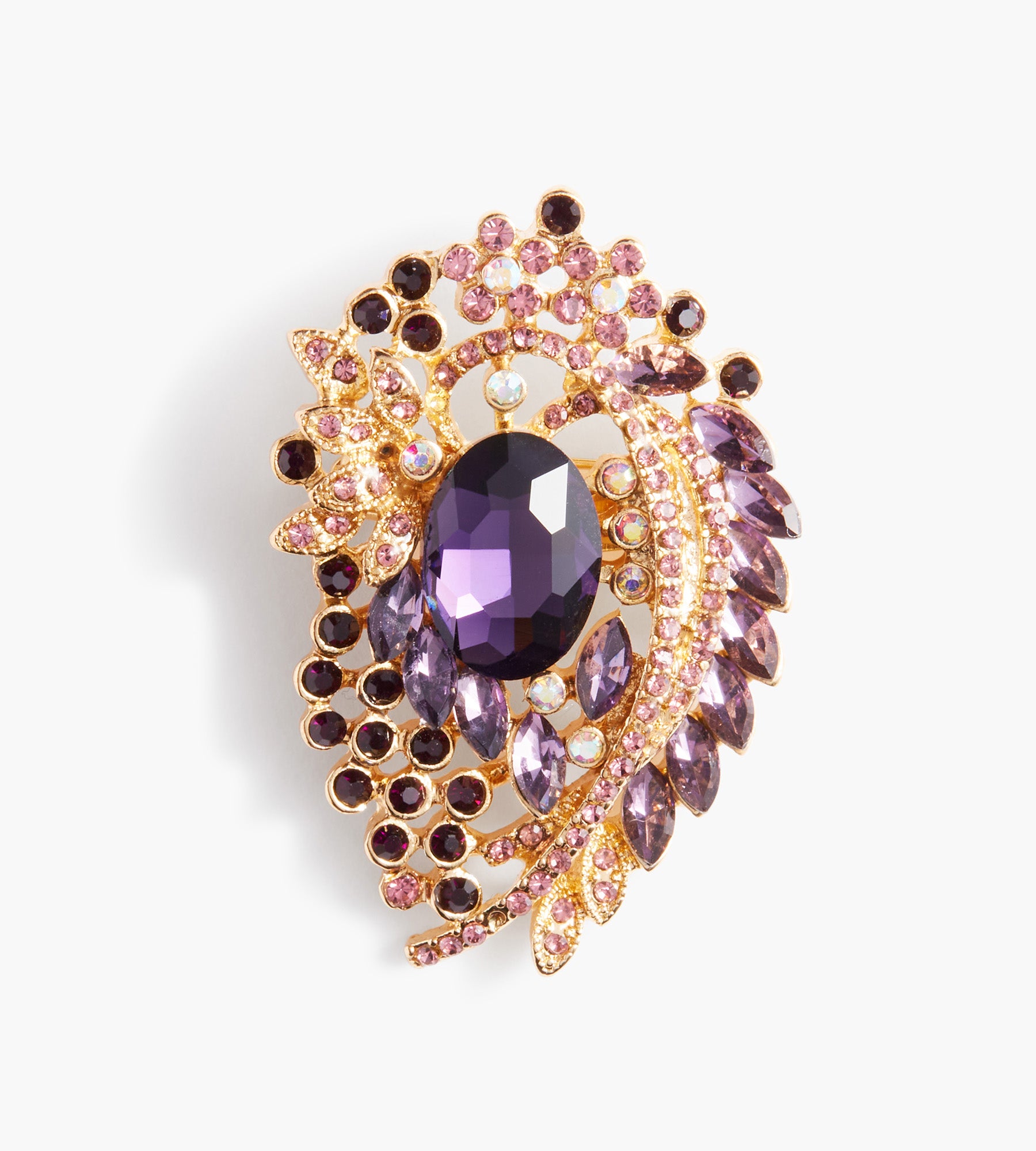 Paisley Jewel Brooch