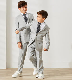 Boys Solid Suit Pants – Tip Top