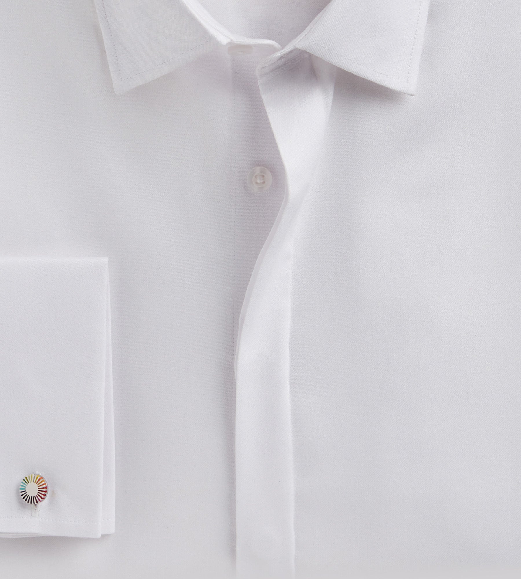 White shop business shirt